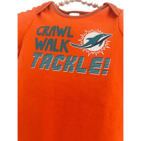 NFL Other - Miami Dolphins onesie Sz 12-18 NFL football game day